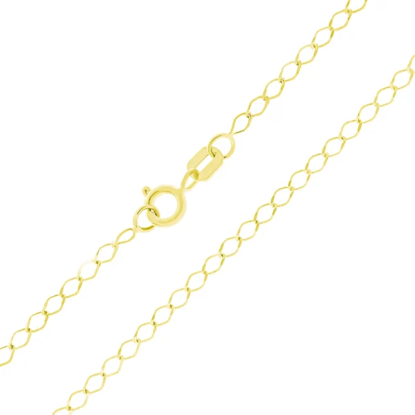 Pulseira Ouro 18K Infantil Losango 15 cm