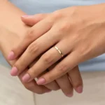 Par De Aliança De Ouro 18k Quadrada Com 2,0mm